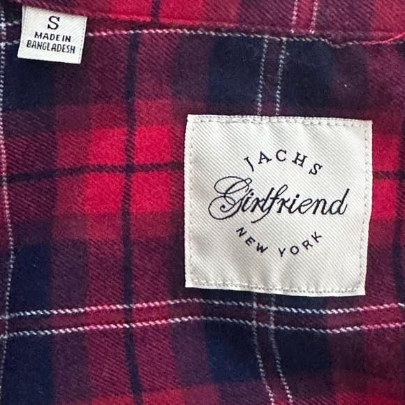 👚 Jachs GF Women's Cozy Flannel Shirt - Red, Size S ❤️ ✨ Condition: Pre-loved, - Picture 10 of 11